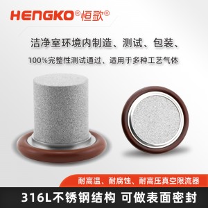 高流量超纯气体扩散器_316L不锈钢真空纳米过滤器