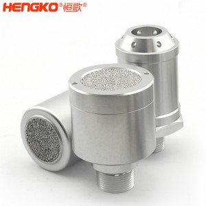 恒歌定制孔径0.2-120μm不锈钢气体传感器防爆外壳，耐腐蚀防水金属过滤器