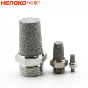 厂家直销HB型 1/8″ BSP可调气动消声器气节流阀_工业降噪阀门消音气动环境