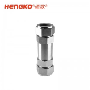 实验室气路W型一体式过滤器丨高纯气体管道系统直通型过滤器