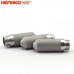 厂家定制微米多孔不锈钢过滤器_316L粉末烧结温湿度变送器探头保护罩