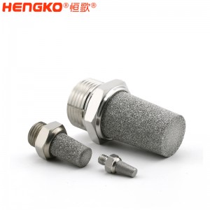 厂家直销HB型 1/8″ BSP可调气动消声器气节流阀_工业降噪阀门消音气动环境