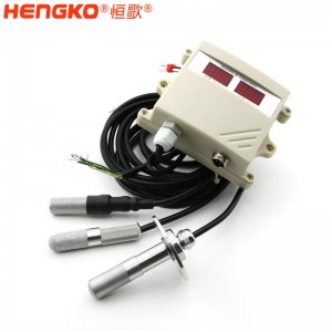 恒歌RS485王字外壳有显数字温湿度变送器_实时检测环境工业级温湿度一体变送器