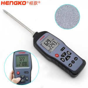 恒歌定制HG970手持式温湿度标准器_用于无尘车间、储存仓库温湿度测量抽检