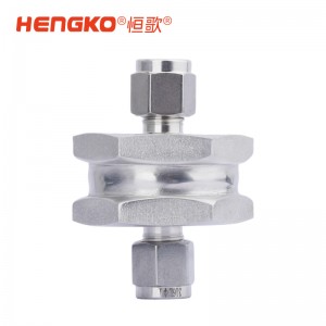 不锈钢全焊接直通型过滤器_半导体特种气体1/4纳米去除颗粒过滤器