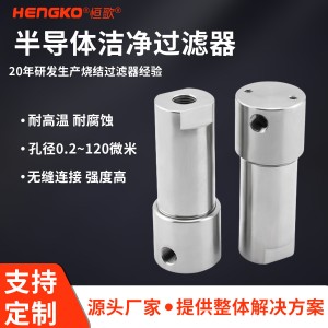 高纯气体管道系统专用过滤器丨316L不锈钢过滤器