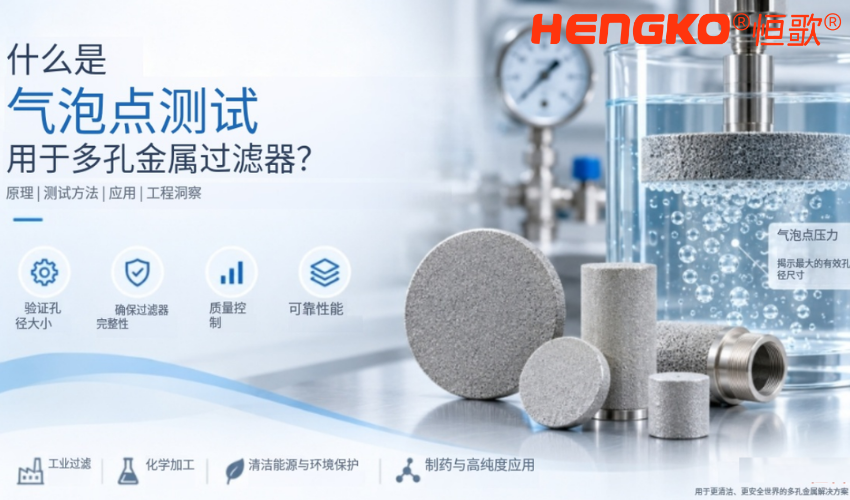 什么是多孔金属过滤器的气泡点测试？完整指南