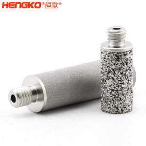 厂家来图定制粉末烧结316L不锈钢过滤器滤芯防尘耐腐蚀，用于化工制药